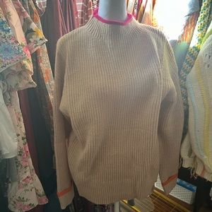 Women’s Sweater, Jodifl, Taupe, Mock Neck, Full Sleeve, Size S, NWT